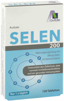 Avitale Selen 200μg Tabletten (120 Stk.)