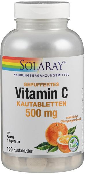 Solaray Vitamin C 500mg Kautabletten (100 Stk.)