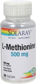 Solaray L-Methionine 500mg Kapseln (30 Stk.)