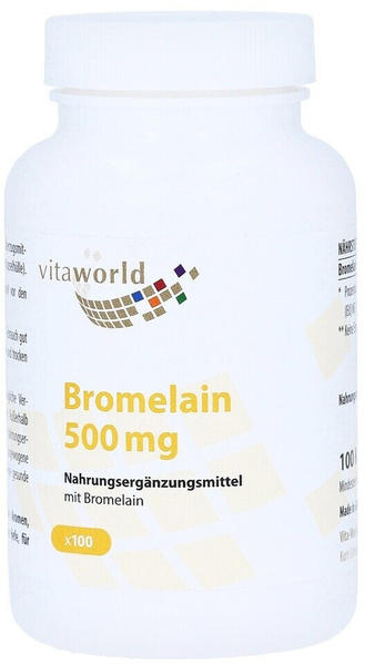 Vita World GmbH Bromelain 500mg Kapseln (100 Stk.)