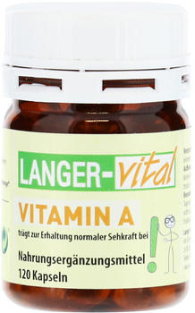 Langer vital Vitamin A 800µg Kapseln (120 Stk.)