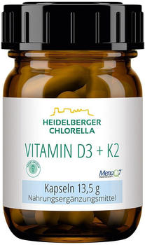 Heidelberger Chlorella Vitamin D3 + K2 Kapseln (90 Stk.)