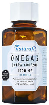 Naturafit Omega 3 Extra 400/200 1000mg Kapseln (160 Stk.)
