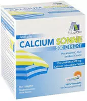 PZN-DE 16892236, Avitale Calcium Sonne 500 Direkt Portionssticks Pulver 150 g,