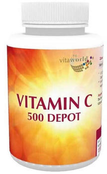 Vita World GmbH Vitamin C 500 Depot Kapseln (120 Stk.)