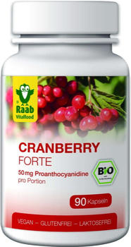 Raab Vitalfood Bio Cranberry Forte Kapseln (90Stk.)