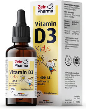 ZeinPharma Vitamin D3 Kids Tropfen 400 I.E. (10ml)