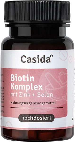 Casida Biotin Komplex + Zink + Selen Tabletten (180 Stk.)