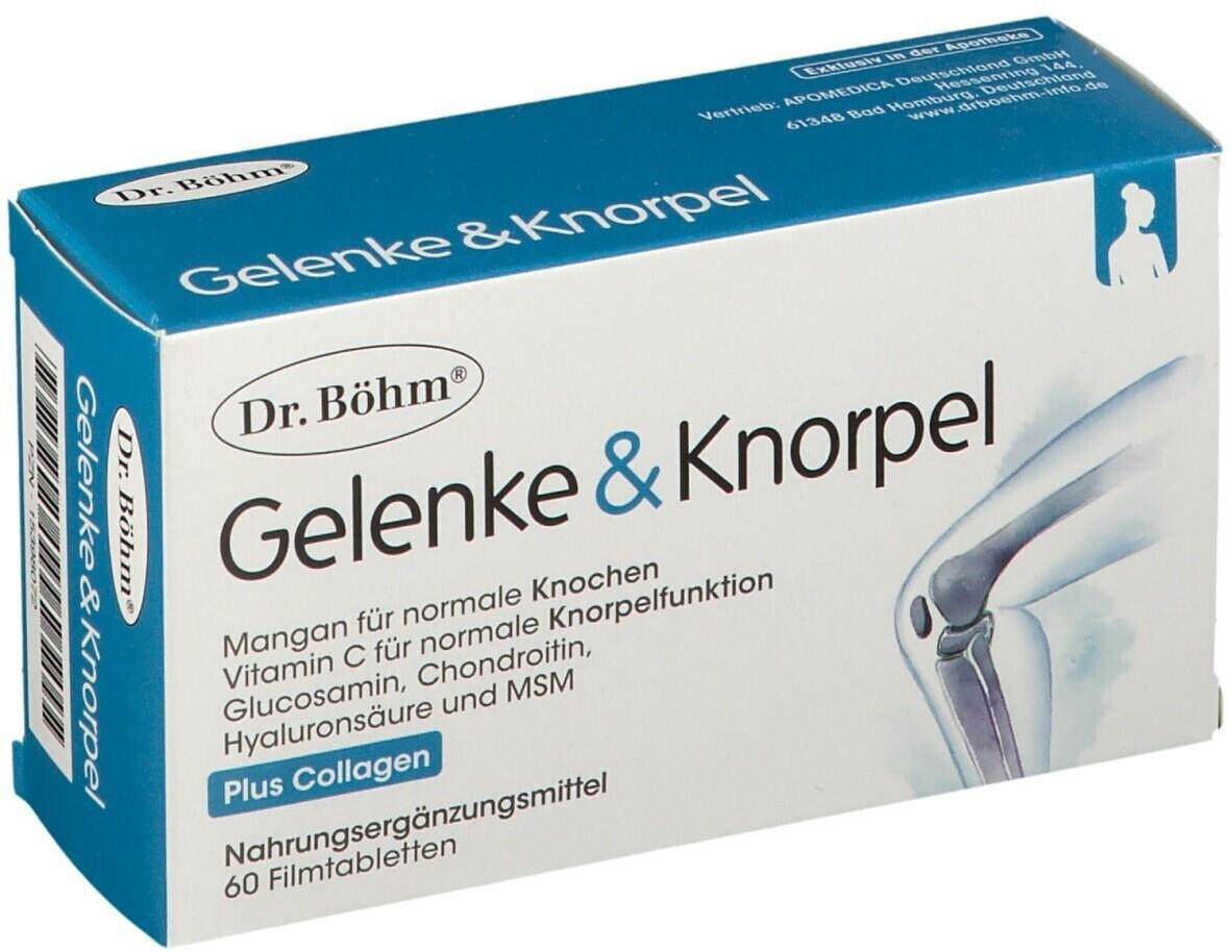 Dr. Böhm Gelenke & Knorpel Filmtabletten (60 Stk.) Erfahrungen 4.3/5 Sternen