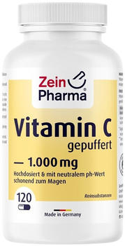 ZeinPharma Vitamin C gepuffert 1000mg Kapseln (120 Stk.)