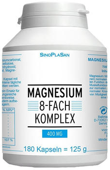 Sinoplasan Magnesium 8-fach Komplex 400mg Kapseln (180 Stk.)