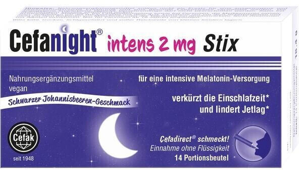 Cefak KG Cefanight intens 2 mg Stix (14 Stk.)