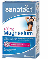 sanotact Magnesium 400mg Kautabletten 30 St