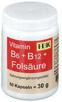 Vitamin B6+b12+fols&auml;ure Kapseln 60 St