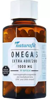 Naturafit Omega 3 Extra 400/200 1000mg Kapseln (80 Stk.)