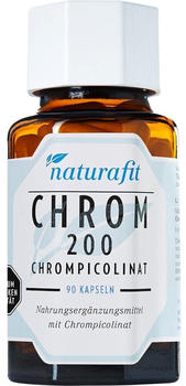 Naturafit Chrom 200 Chrompicolinat Kapseln (90 Stk.)