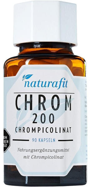 Naturafit Chrom 200 Chrompicolinat Kapseln (90 Stk.)