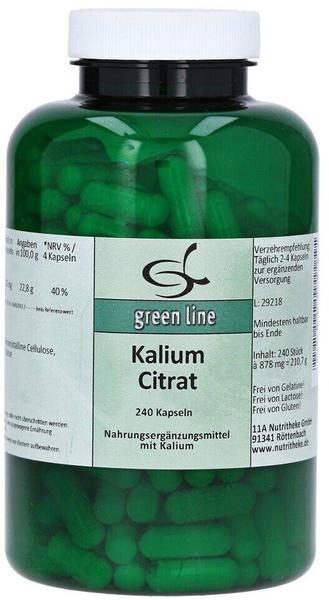 11 A Nutritheke Kalium Citrat Kapseln (240 Stk.)