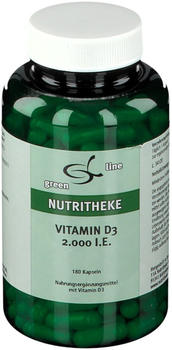 11 A Nutritheke Vitamin D3 2.000 I.E. Kapseln (180 Stk.)