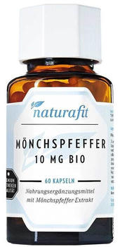 Naturafit Mönchspfeffer 10mg Bio Kapseln (60 Stk.)