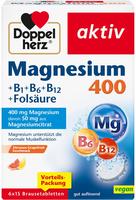 PZN-DE 17556813, Doppelherz aktiv Doppelherz Magnesium 400+B1+B6+B12+Fols&auml;ure...