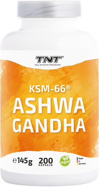 TNT Supplements KSM-66 Ashwagandha Kapseln (200 Stk.)