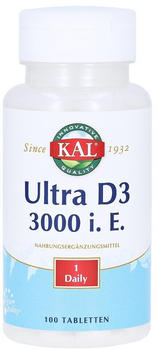 Supplementa Ultra Vitamin D3 3000 I.E. Tabletten (100 Stk.)
