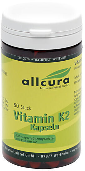 Allcura Vitamin K2 Kapseln (60 Stk.)