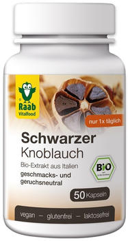 Raab Vitalfood Schwarzer Knoblauch Kapseln (50 Stk.)