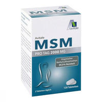 PZN-DE 17165538, MSM 2000 mg Tabletten Inhalt: 168 g, Grundpreis: &euro; 73,69 / kg