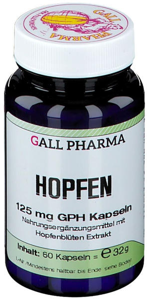 Hecht Pharma Hopfen 125mg GPH Kapseln (60 Stk.)