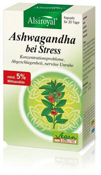 Alsitan Alsiroyal Ashwagandha bei Stress Kapseln (60 Stk.)