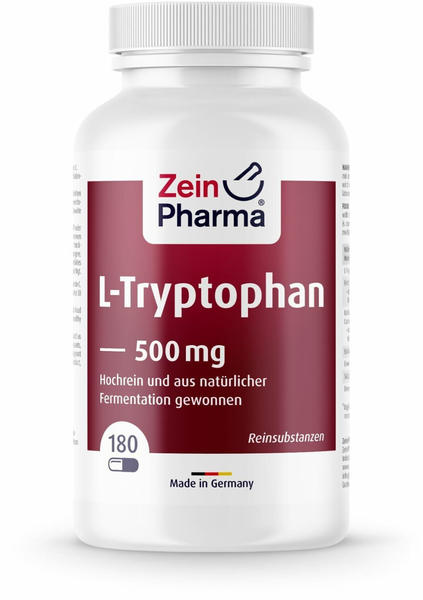 ZeinPharma L-Tryptophan 500mg Kapseln (180 Stk.)