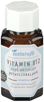 Naturafit Vitamin B12 1000&micro;g aktiviert Kapseln (90 Stk.)