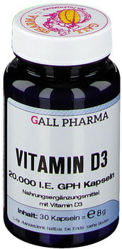 Hecht Pharma Vitamin D3 20.000 I.E. GPH Kapseln (30 Stk.)