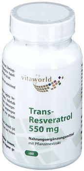 Vita World GmbH Trans-Resveratrol 550mg Kapseln (60 Stk.)