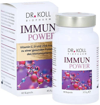 Dr. Koll Biopharm Immun Power Vitamin C + Vitamin D + Zink Kapseln (60 Stk.)