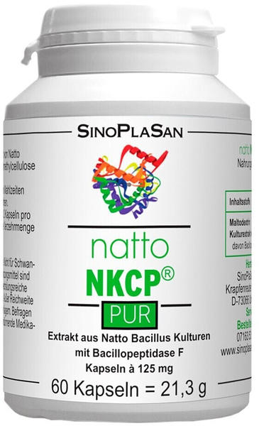 Sinoplasan Natto NKCP Pur 125mg Kapseln (60 Stk.)