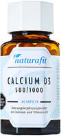 PZN-DE 10400255, Naturafit Calc D3 500/1000 60 St&uuml;ck, Grundpreis: &euro; 0,18 /