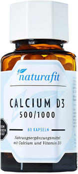 Naturafit Calcium D3 500/1000 Kapseln