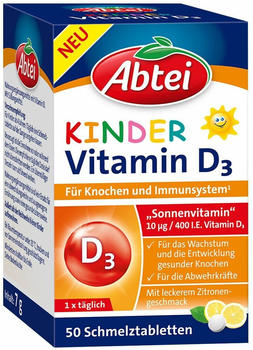 Abtei Kinder Vitamin D3 Schmelztabletten (50 Stk.)