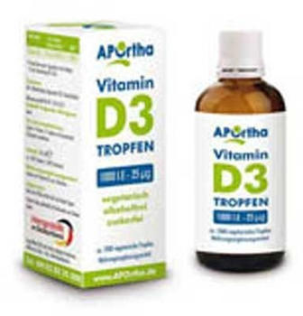 Aportha Vitamin D3 1000 i.E. 25mg Tropfen (50ml)