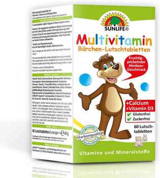 Sunlife Multivitamin Bärchen-Lutschtabletten (60 Stk.)