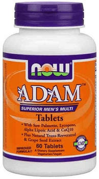 Now Foods Adam Superior Multiple Vitamin Tablets (60 pcs)