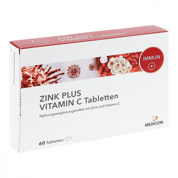Medicom Zink Plus Vitamin C Tabletten (60 Stk.)