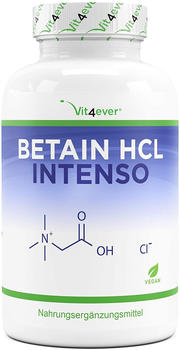 Vit4ever Betain HCL Intenso 695mg Kapseln (240Stk.)