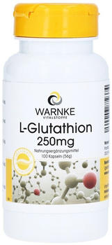 Warnke Gesundheit L-Glutathion 250mg Kapseln (100 Stk.)