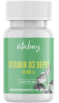 Vitabay Vitamin D3 Depot 50.000 I.E. Tabletten (60 Stk.)
