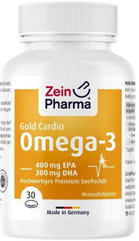 ZeinPharma Omega-3 Gold Herz Softgelkapseln (30 Stk.)