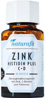 Naturafit Zink Histidin plus C+D Kapseln 90 St